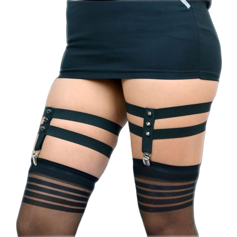 Porte Jarretelles cloutés